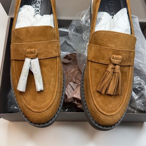 Franco Sarto Women's Carolynn Lug Sole Tassel Loafers- Size 8.5M - Picture 6 of 12